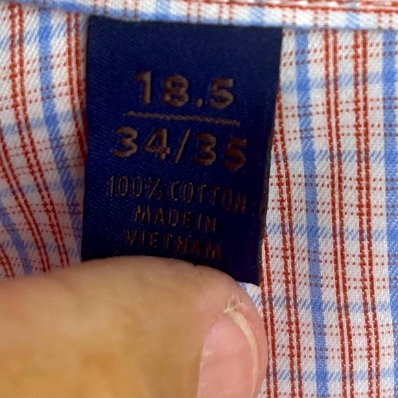 NWT David Donahue Longsleeve Button Down - Picture 5 of 9